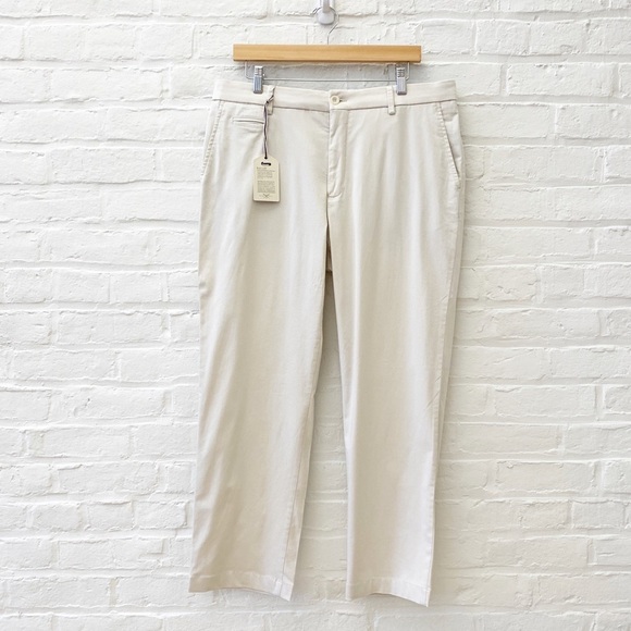 Ballin || Mansfield Relaxed Fit Chinos Khakis Pants Stone Tan 36 NWT - Picture 1 of 10
